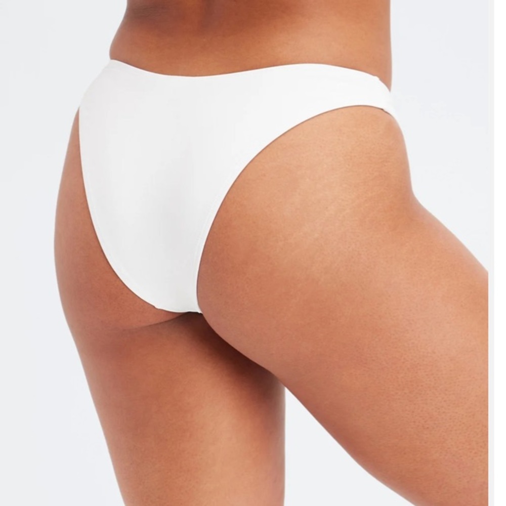 NEW Fabletics Noa Scoop bikini Top and bottom in White Size: L (10) - Picture 8 of 11